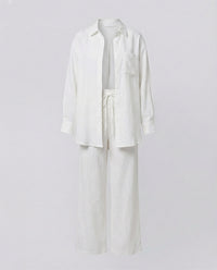 Farida | Women's Casual Shirt in White