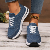 Fausta | Women's Lace Front Design Sneakers