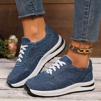 Fausta | Women's Lace Front Design Sneakers
