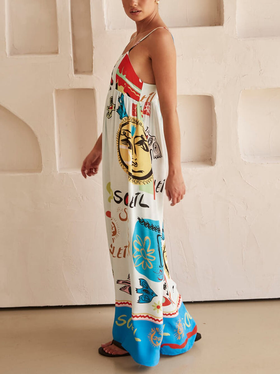 Faustina | Women's Casual White Maxi Dress