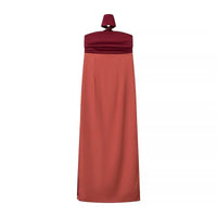 Faustina | Women's Flowing Chic Maxi Dress in Red