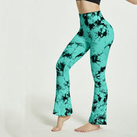 Federica | Women's Leggings in Batik Green
