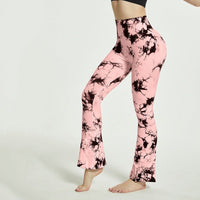 Federica | Women's Leggings in Black Pink