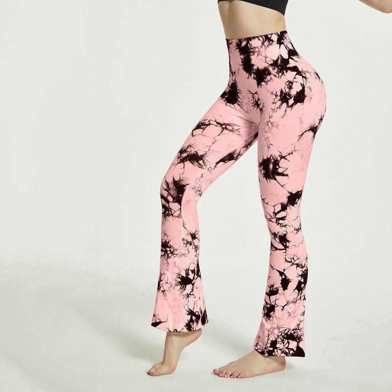 Federica | Women's Leggings in Black Pink