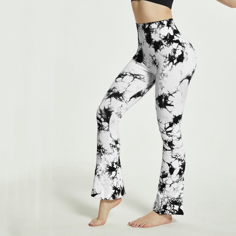 Federica | Women's Leggings in Black White