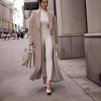 Felicia | Women's Elegant Coat in Khaki