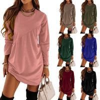 Felicia | Women's Asymmetric Long Sleeve Casual Dress