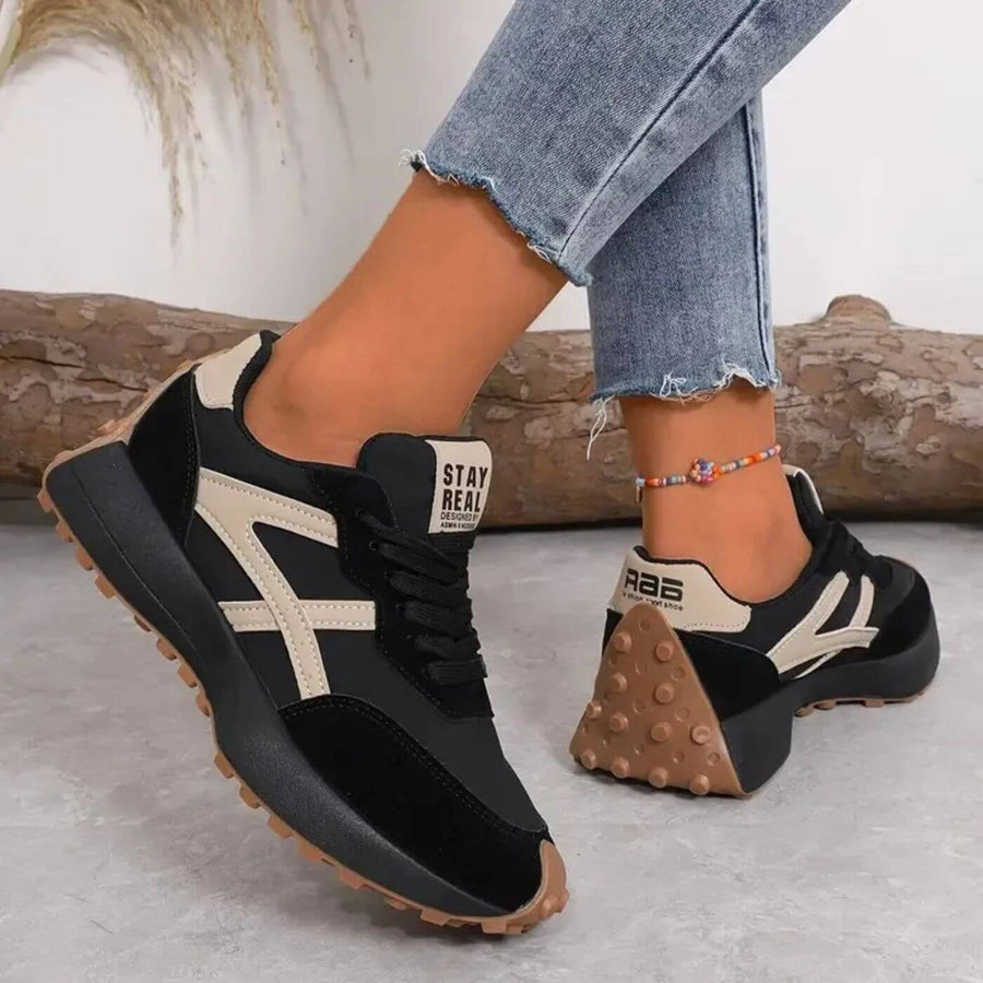 Felipa | Women's Panel Upper Design Sneakers