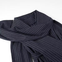 Fenella | Women's Tie Belt Belted Elegant Coat in Dark Gray
