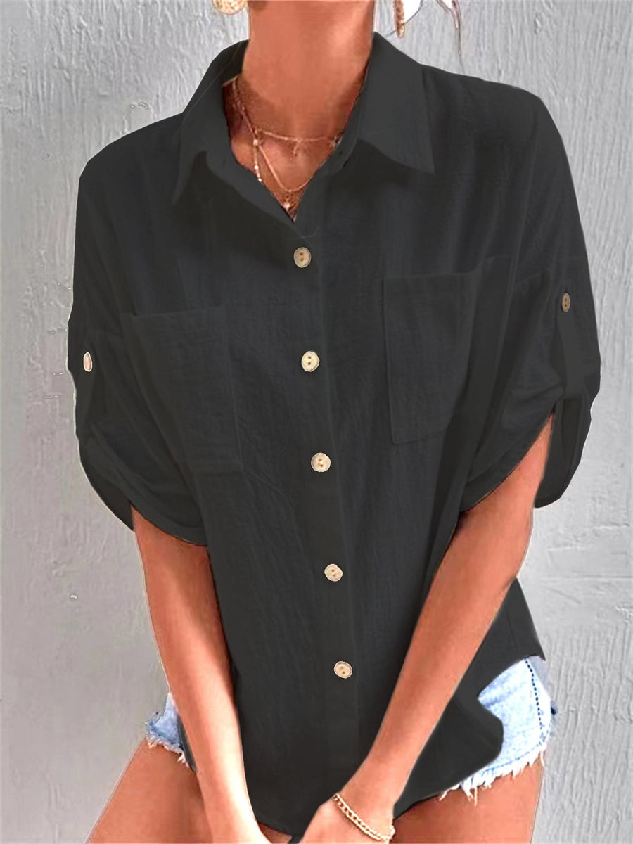 Fiammetta | Women's Lightweight Blouse in Black