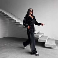 Fidelia | Women's Hooded Fleece Jumpsuit