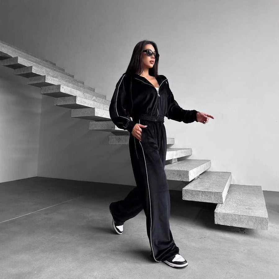 Fidelia | Women's Hooded Fleece Jumpsuit