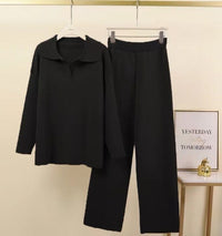 Fidelia | Women's Lounge Set in Black