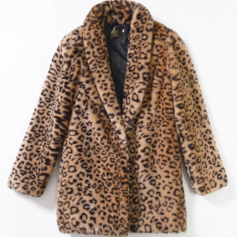 Filippa | Women's Cozy Jacket in Leopardenmust