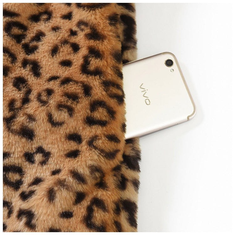 Filippa | Women's Cozy Jacket in Leopardenmust