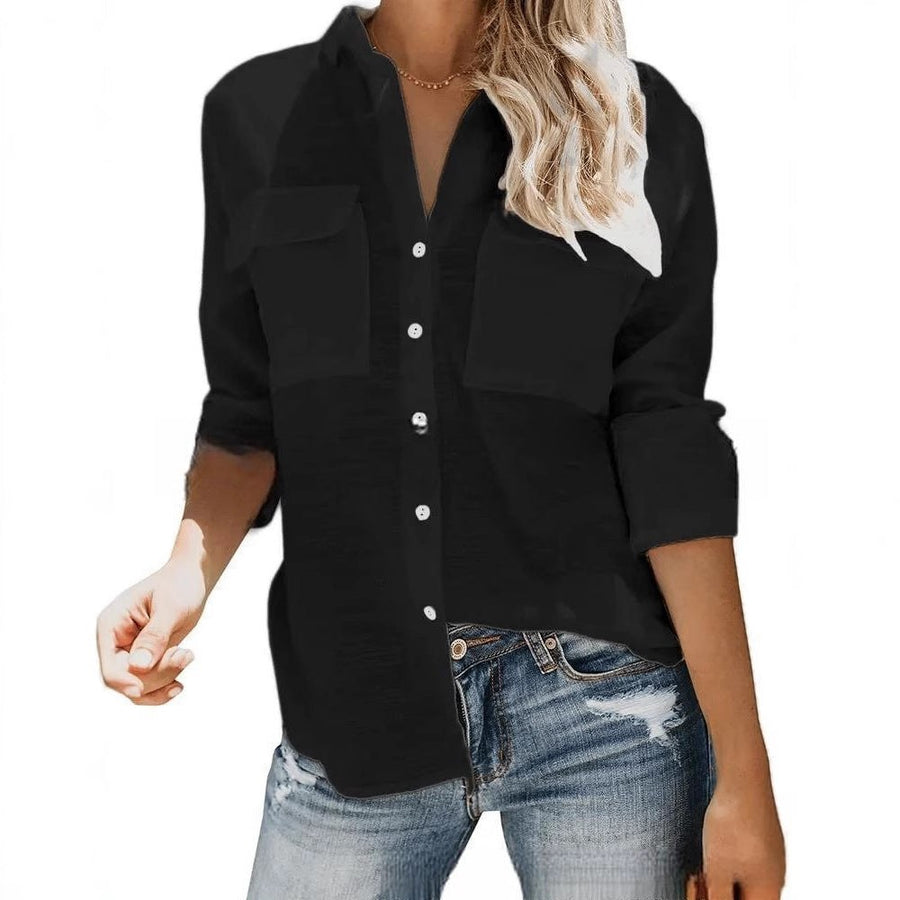 Fiona | Women's Pockets Lightweight Blouse