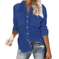 Fiona | Women's Pockets Lightweight Blouse