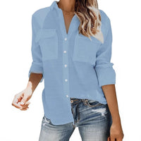 Fiona | Women's Pockets Lightweight Blouse