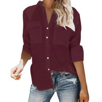 Fiona | Women's Pockets Lightweight Blouse