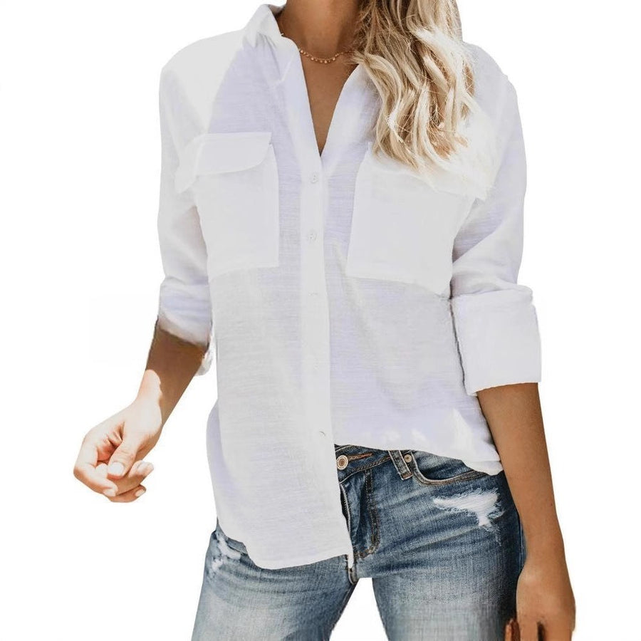 Fiona | Women's Pockets Lightweight Blouse