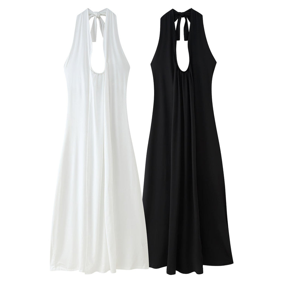 Fionnuala | Women's V-Neck Ruffle Elegant Maxi Dress