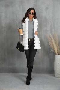 Firmina | Women's Cozy Vest in White