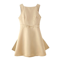 Flavia | Women's Elegant Modern Cocktail Dress in Gold
