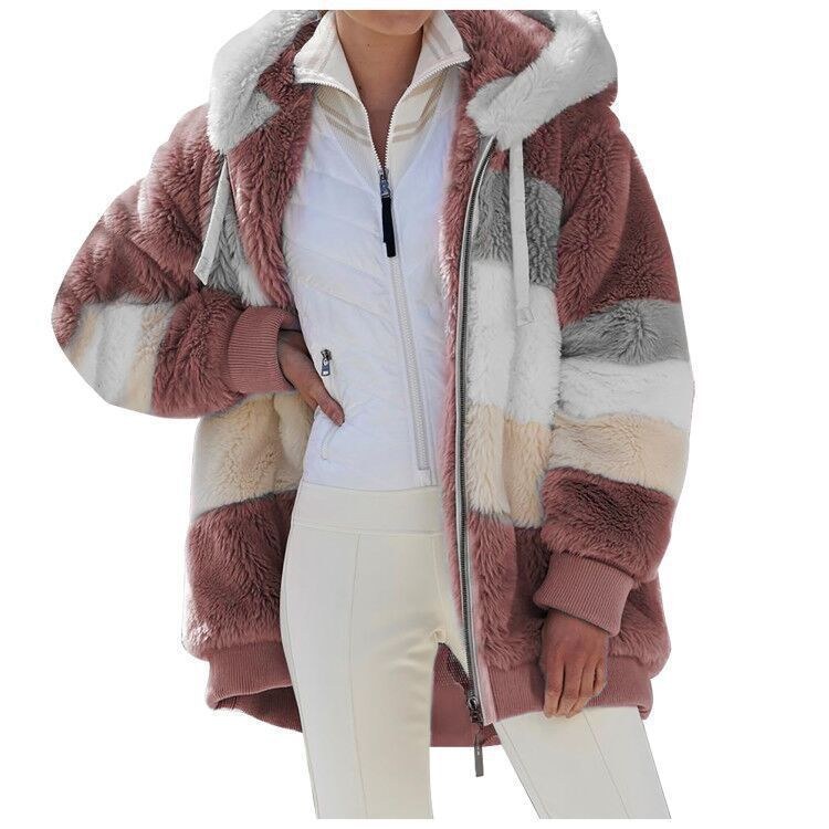 Fleur | Women's Pockets Fleece Modern Jacket