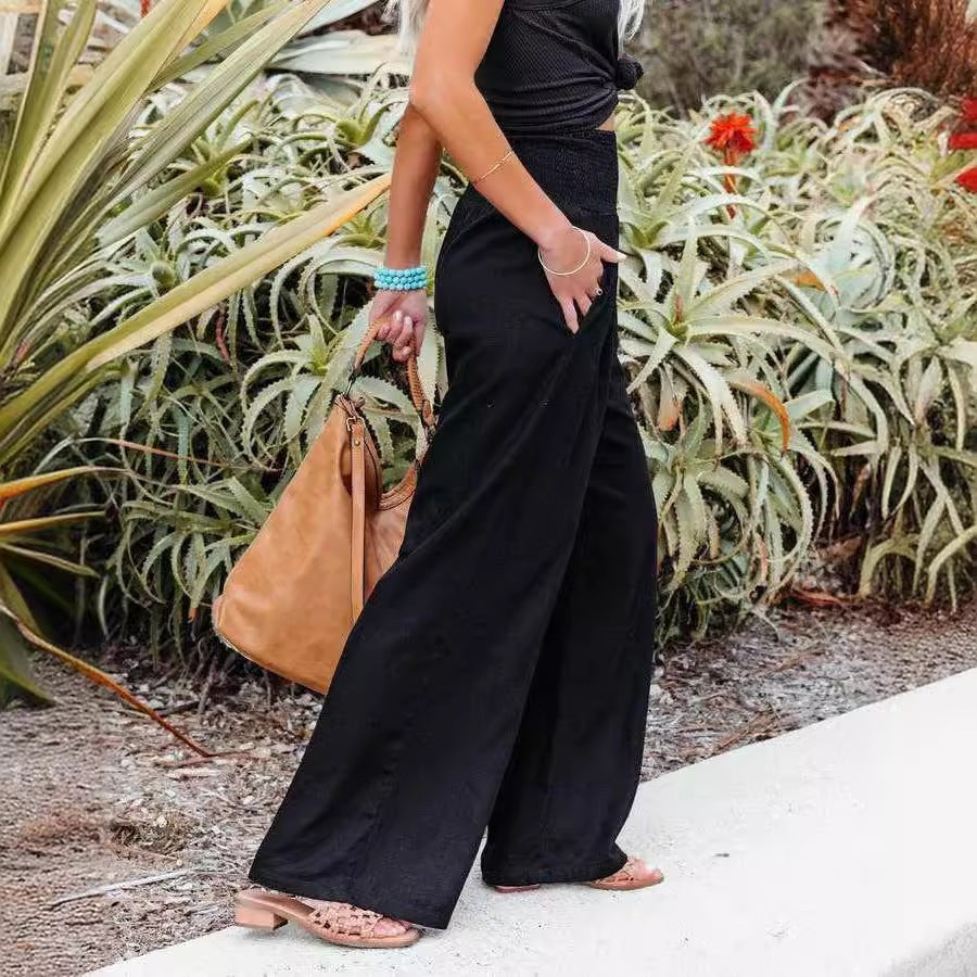 Florelle | Women's Elastic Waist Pants – Dress Pants