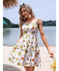 Florelle | Women's Floral Print Summer Dress in Blumenmust