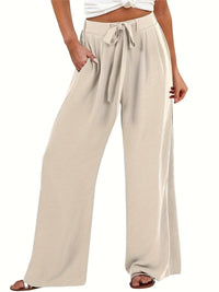 Florence | Women's Pockets Lightweight Pants – Dress Pants in Apricot
