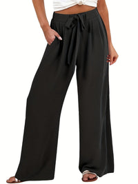 Florence | Women's Pockets Lightweight Pants – Dress Pants in Black