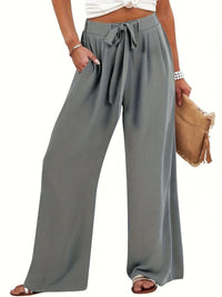 Florence | Women's Pockets Lightweight Pants – Dress Pants in Gray
