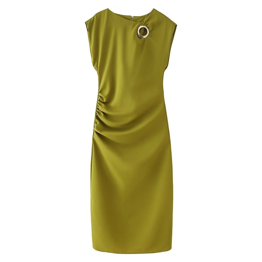 Fortuna | Women's Elegant Dress in Matcha