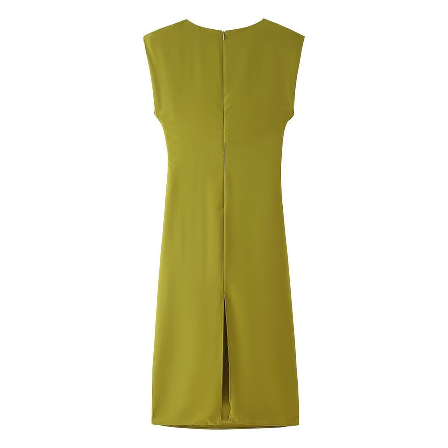 Fortuna | Women's Elegant Dress in Matcha