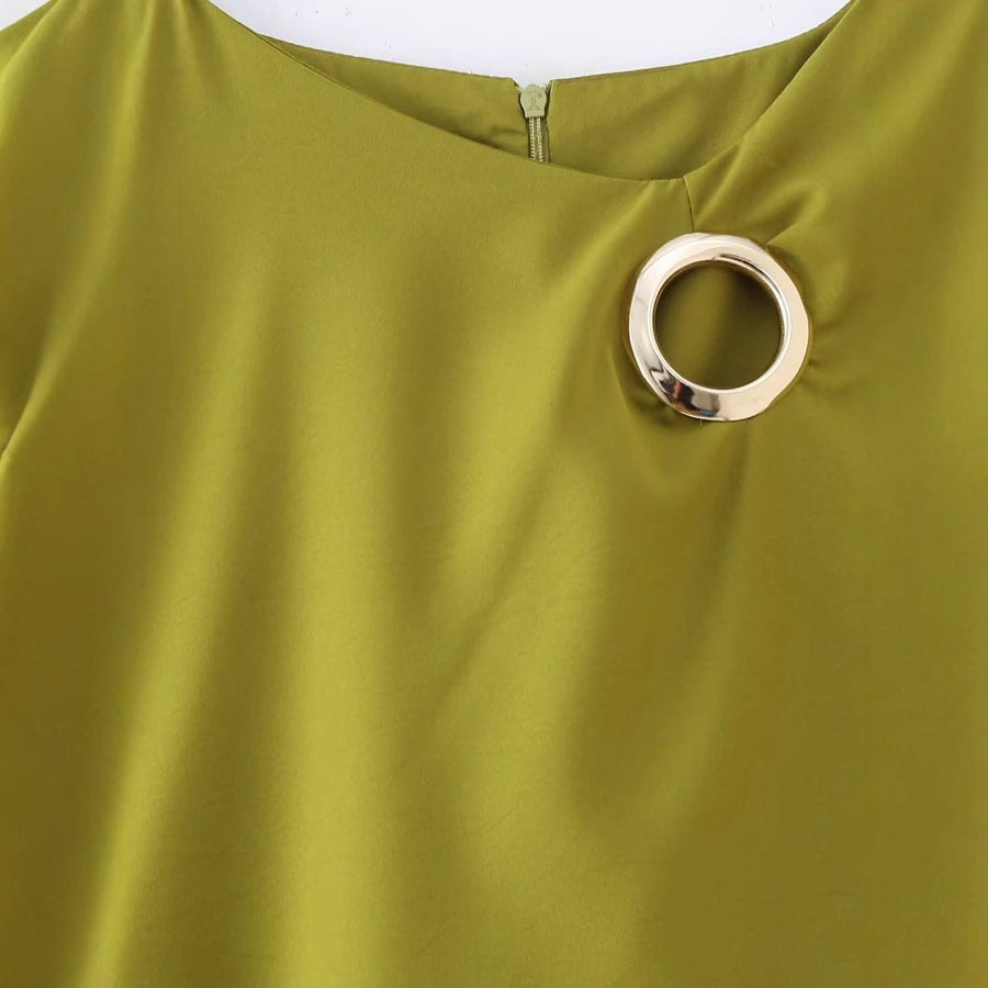 Fortuna | Women's Elegant Dress in Matcha