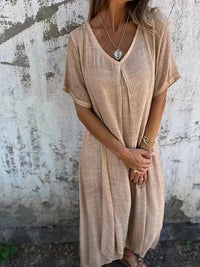 Frances | Women's Lightweight Dress – Casual Dress in Apricot