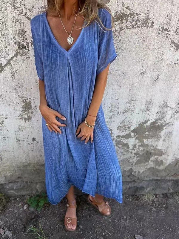 Frances | Women's Lightweight Dress – Casual Dress in Royal Blue