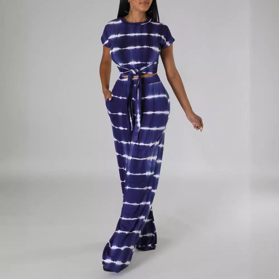 Frances | Women's Waist Belt Pockets Belted Elegant Jumpsuit in Orange