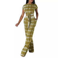 Frances | Women's Waist Belt Pockets Belted Elegant Jumpsuit in Orange