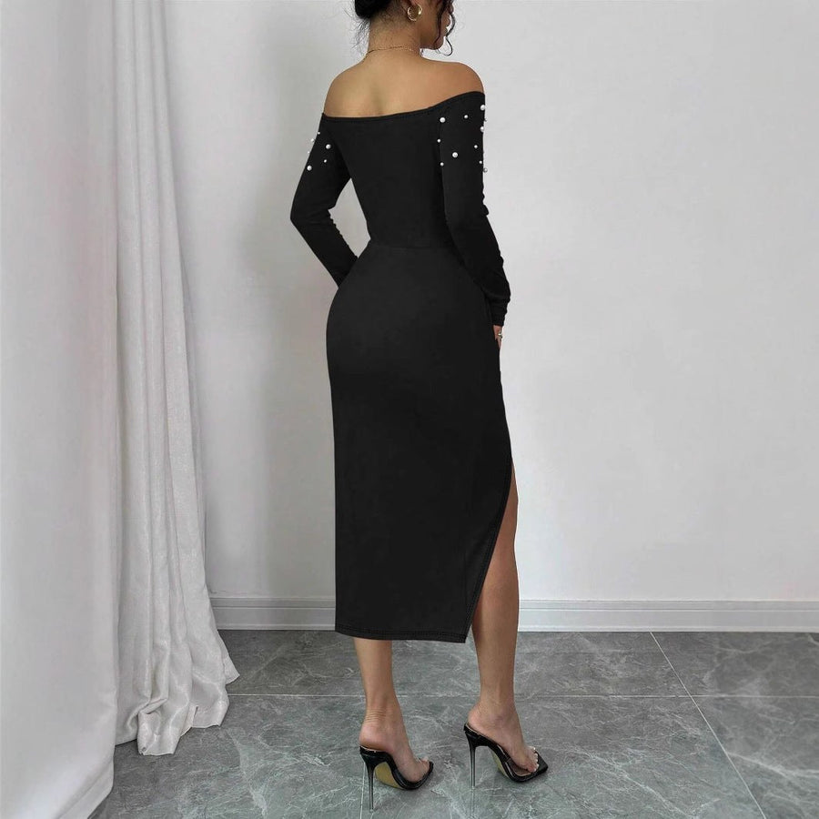 Freda | Women's Slit Elegant Dress