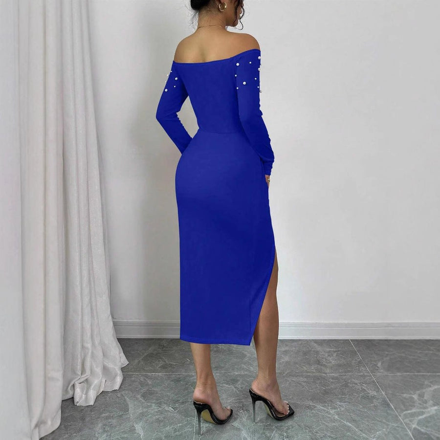 Freda | Women's Slit Elegant Dress