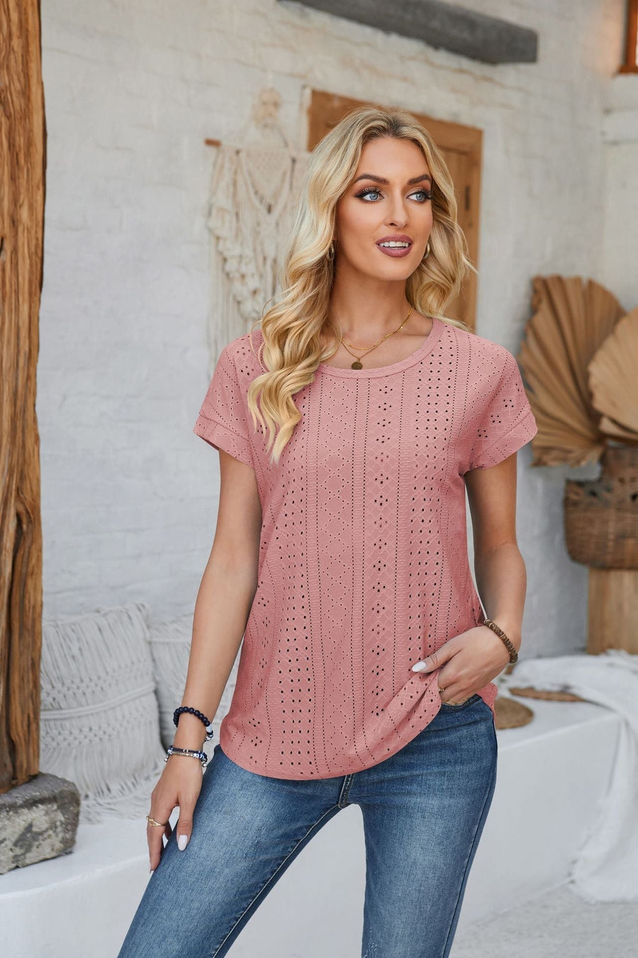 Frida | Women's T-Shirt in Skin Pink