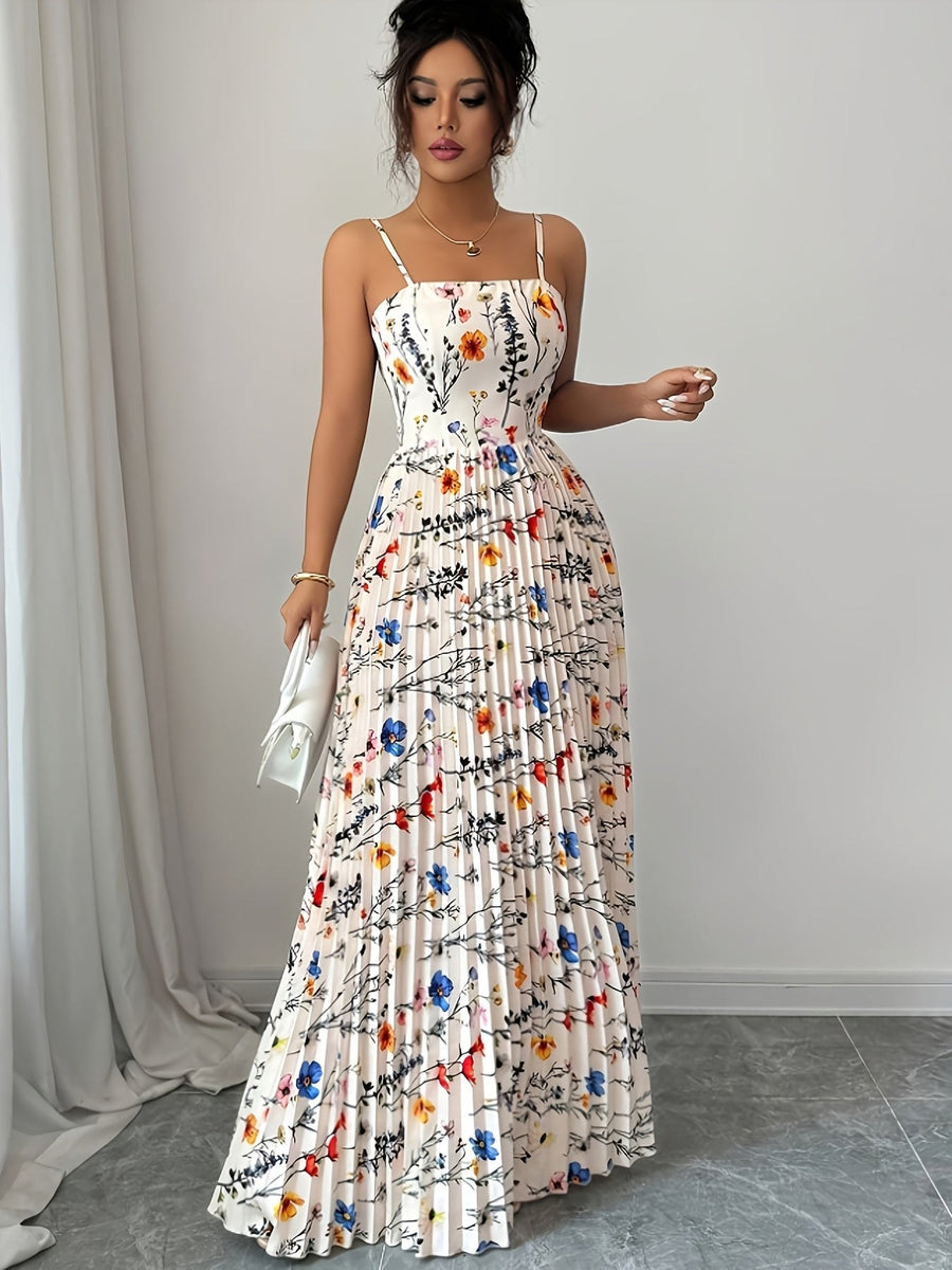 Frideswide | Women's Vacation Floral Maxi Dress