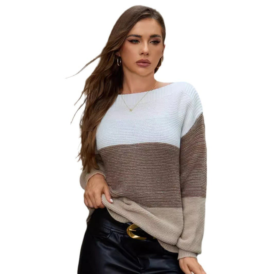 Frideswide | Women's Color Block Knit Sweater