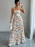 Frideswide | Women's Vacation Floral Maxi Dress