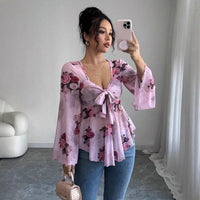 Gabriela | Women's Floral Print Blouse