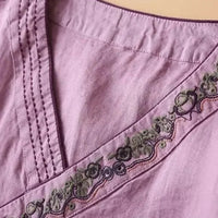 Gaia | Women's Embroidered Wrap Detail Blouse