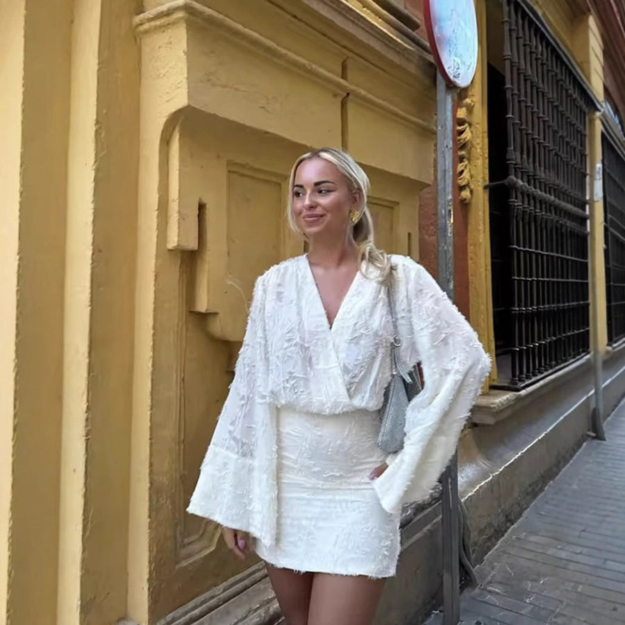 Gaia | Women's V-Neck Elegant Dress