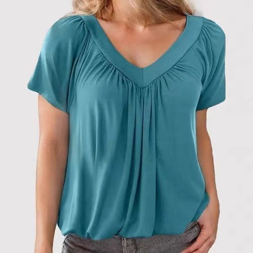 Gaia | Women's V-Neck Blouse